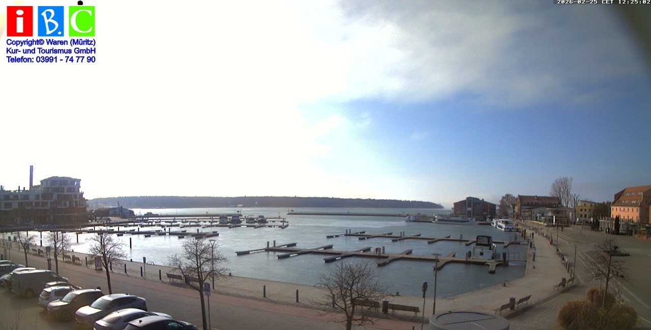 Archiv Foto Webcam Yachthafen Waren an der Müritz