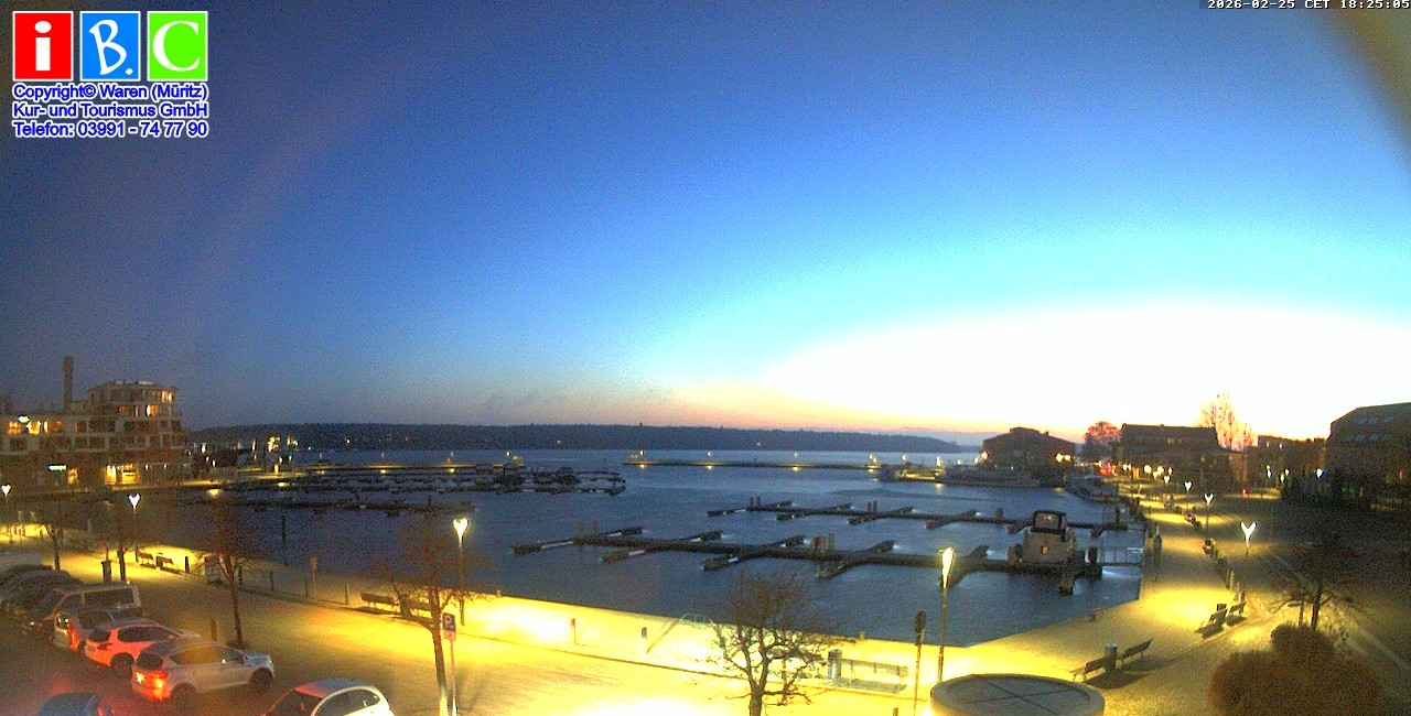 Archiv Foto Webcam Yachthafen Waren an der Müritz