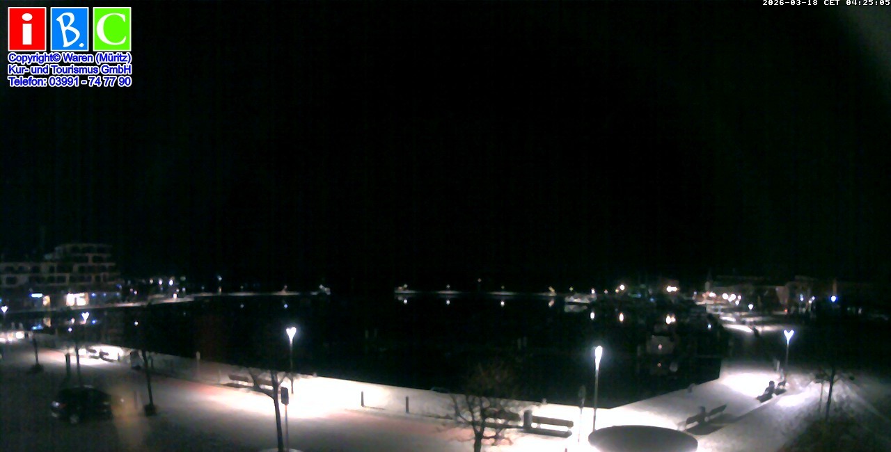 Archived image Webcam Harbour Waren (Müritz)