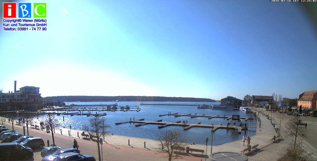 Archiv Foto Webcam Yachthafen Waren an der Müritz