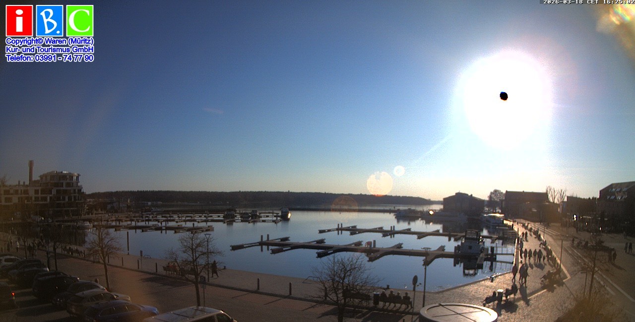 Archiv Foto Webcam Yachthafen Waren an der Müritz
