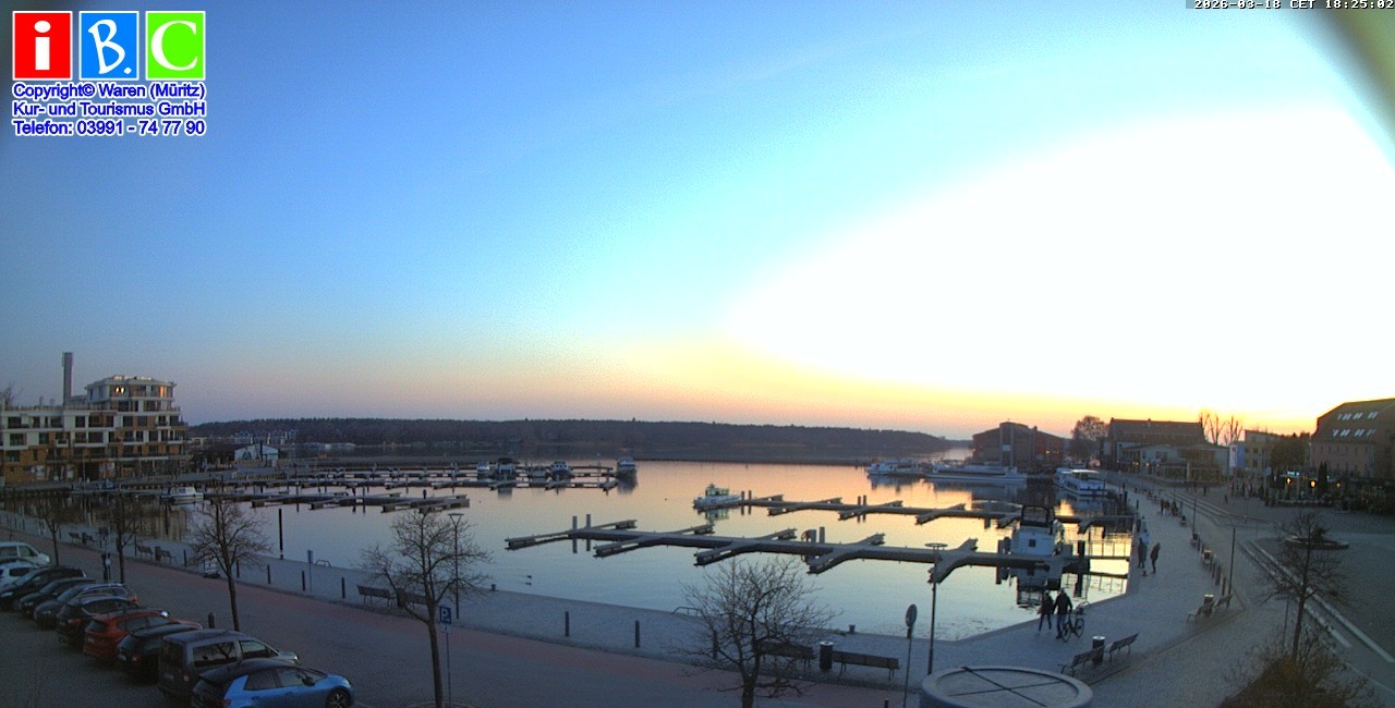 Archiv Foto Webcam Yachthafen Waren an der Müritz