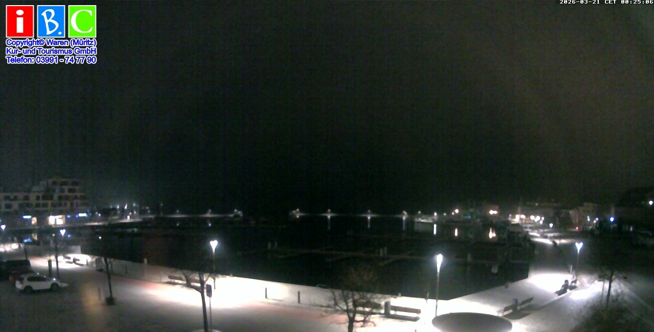 Archived image Webcam Harbour Waren (Müritz)