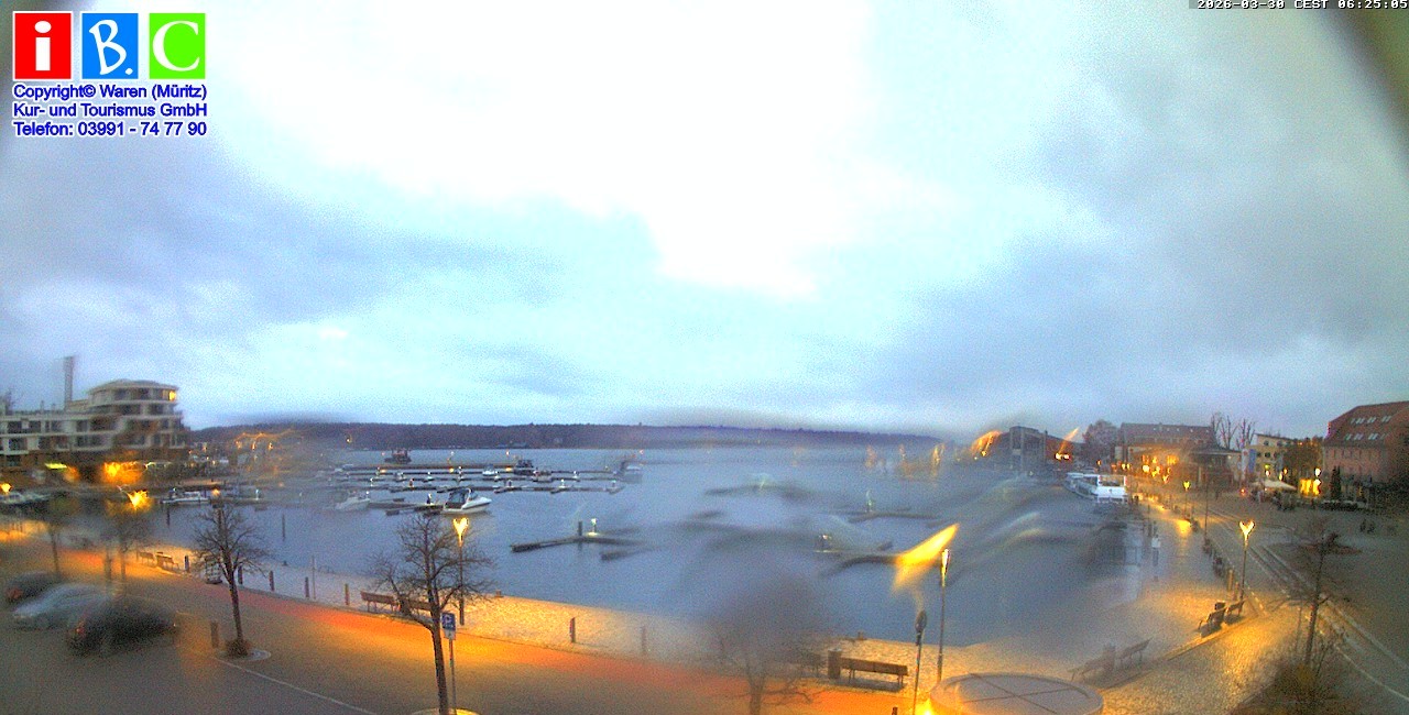 Archiv Foto Webcam Yachthafen Waren an der Müritz