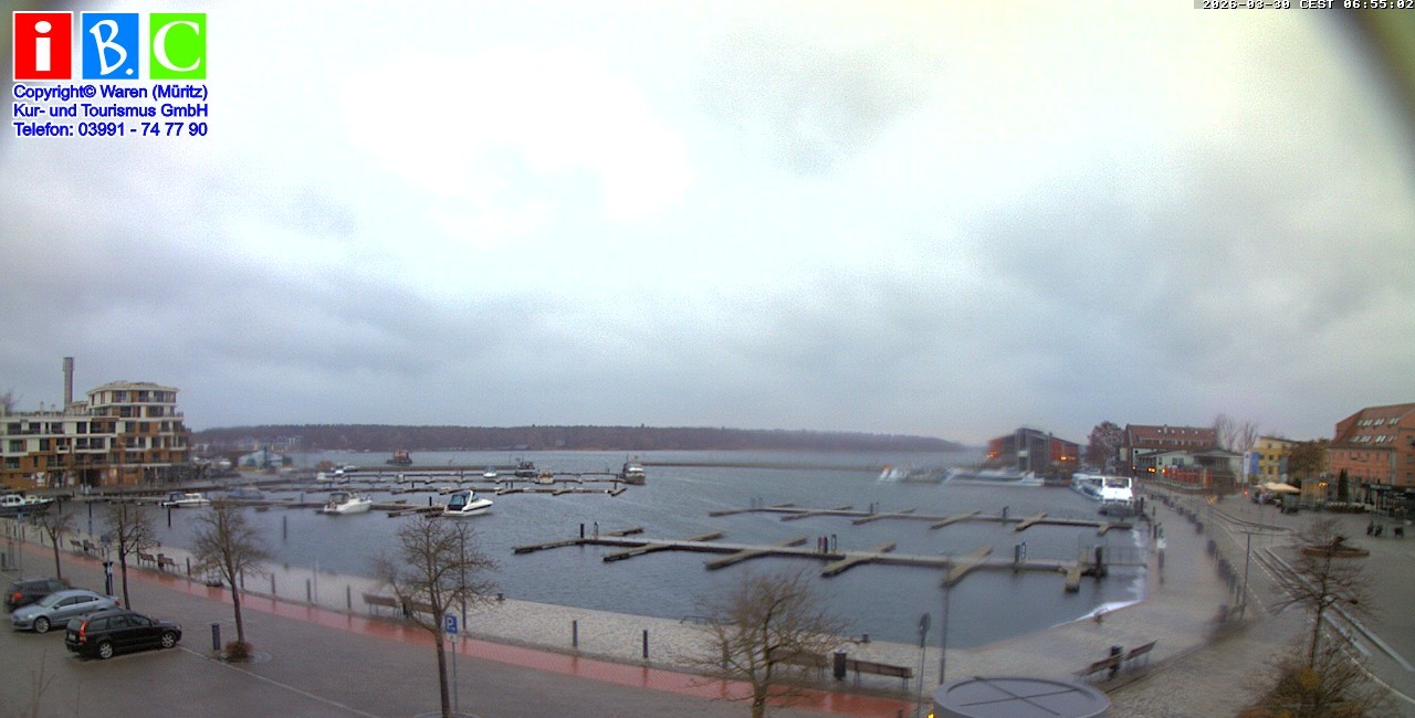 Archiv Foto Webcam Yachthafen Waren an der Müritz