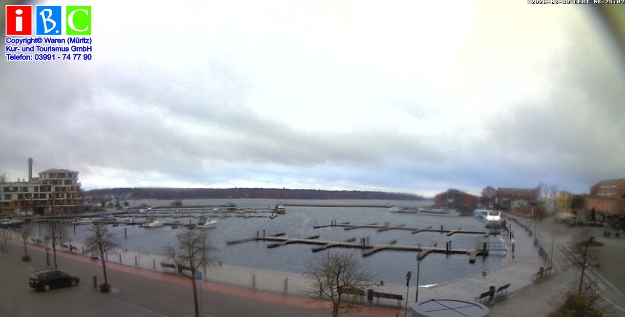 Archiv Foto Webcam Yachthafen Waren an der Müritz