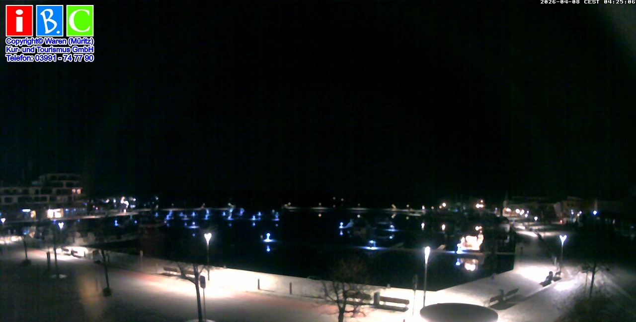 Archived image Webcam Harbour Waren (Müritz)