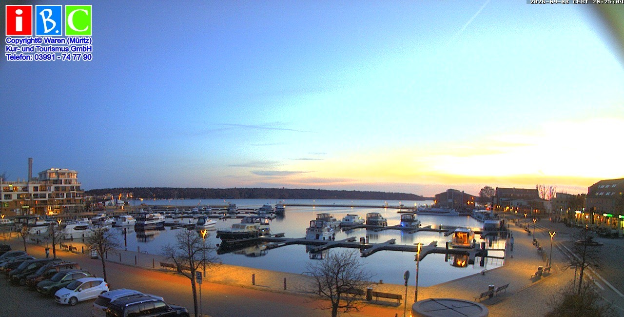 Archiv Foto Webcam Yachthafen Waren an der Müritz