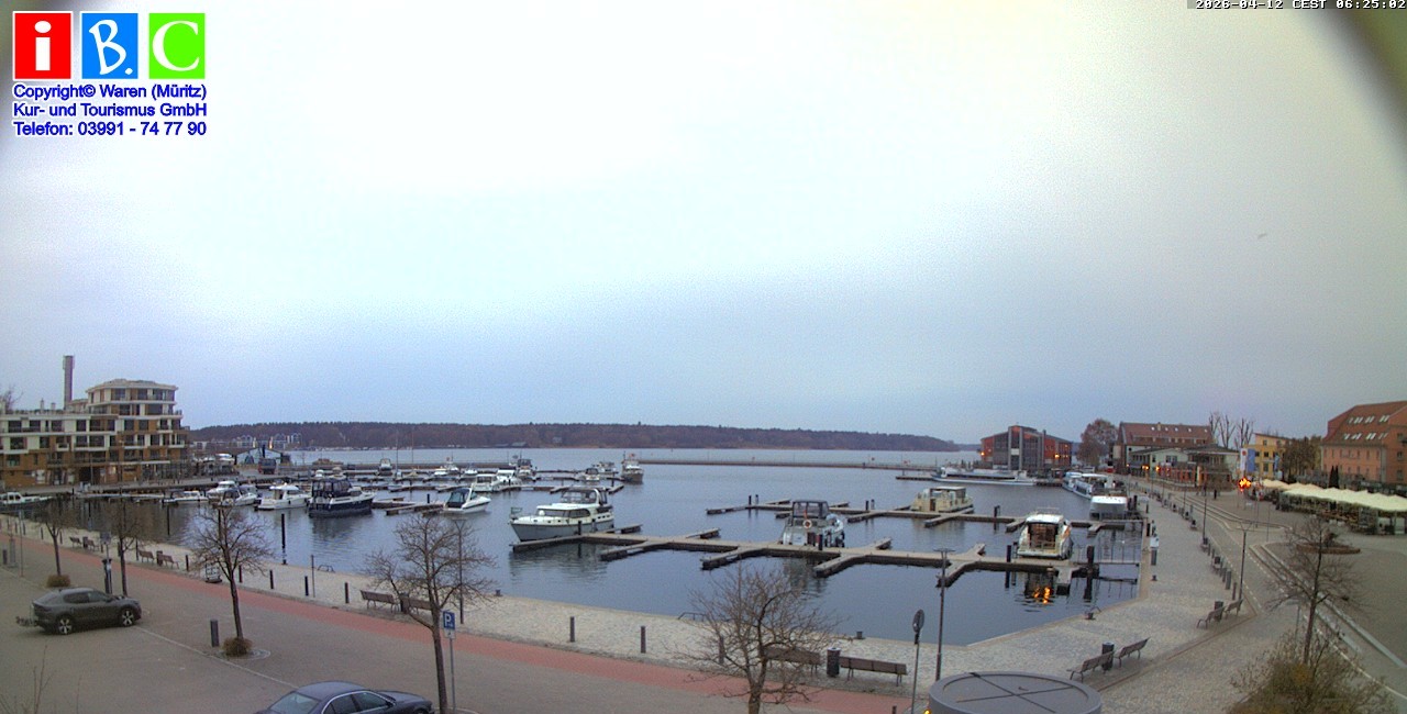 Archiv Foto Webcam Yachthafen Waren an der Müritz