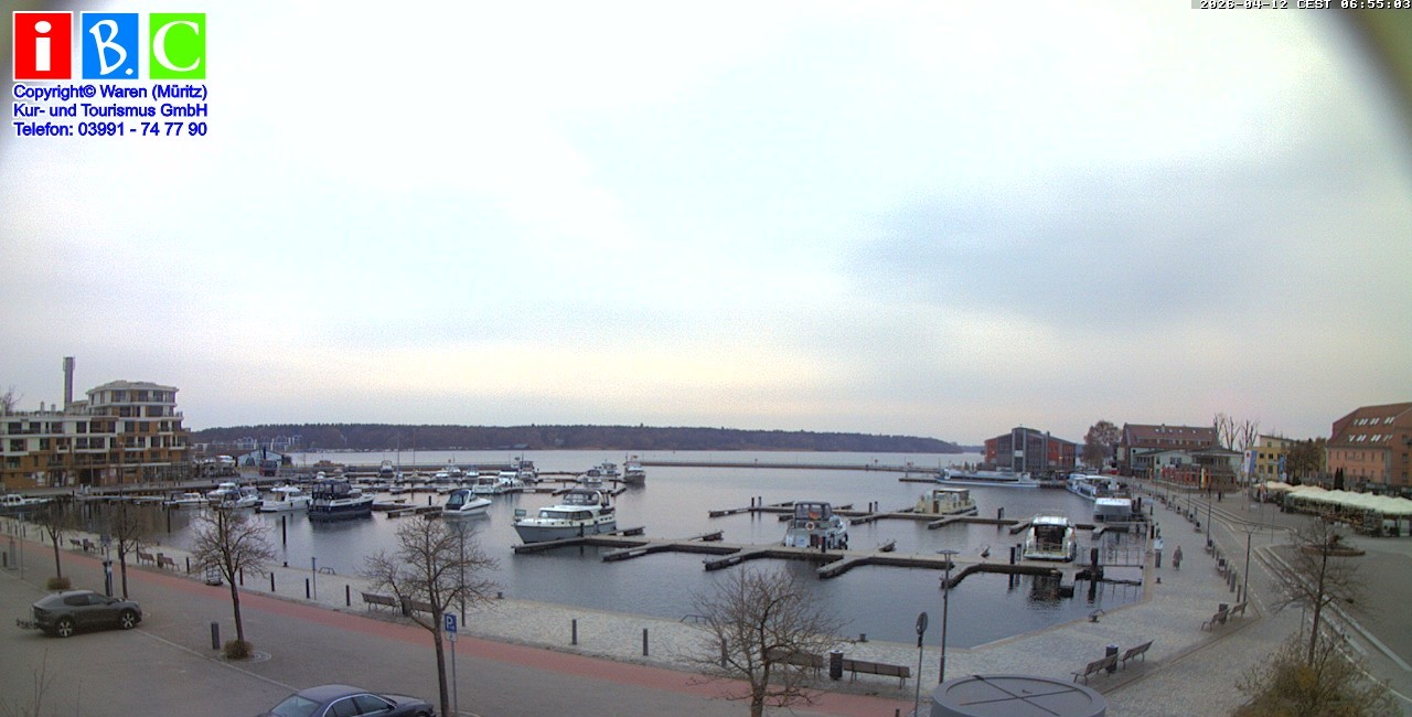 Archiv Foto Webcam Yachthafen Waren an der Müritz