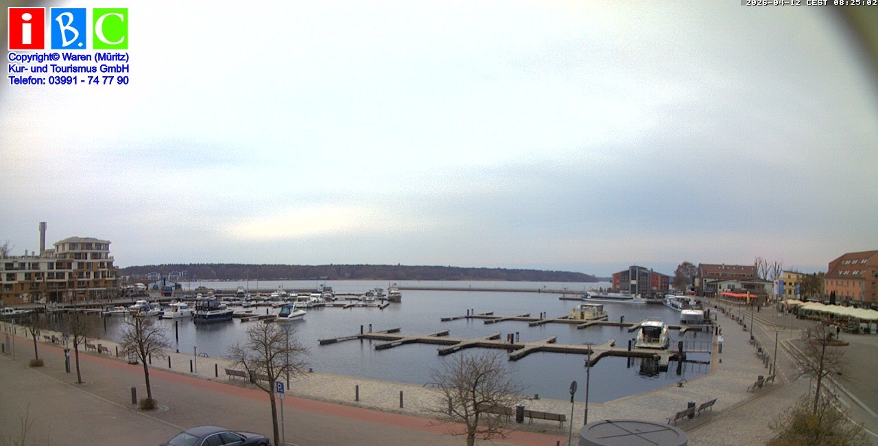 Archiv Foto Webcam Yachthafen Waren an der Müritz