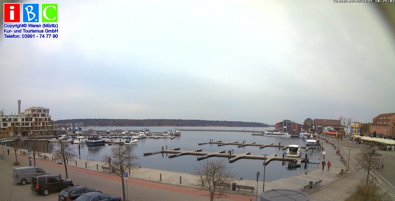 Archiv Foto Webcam Yachthafen Waren an der Müritz