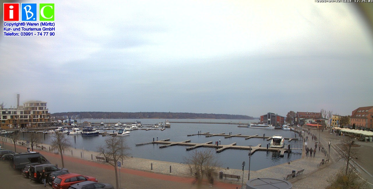 Archiv Foto Webcam Yachthafen Waren an der Müritz