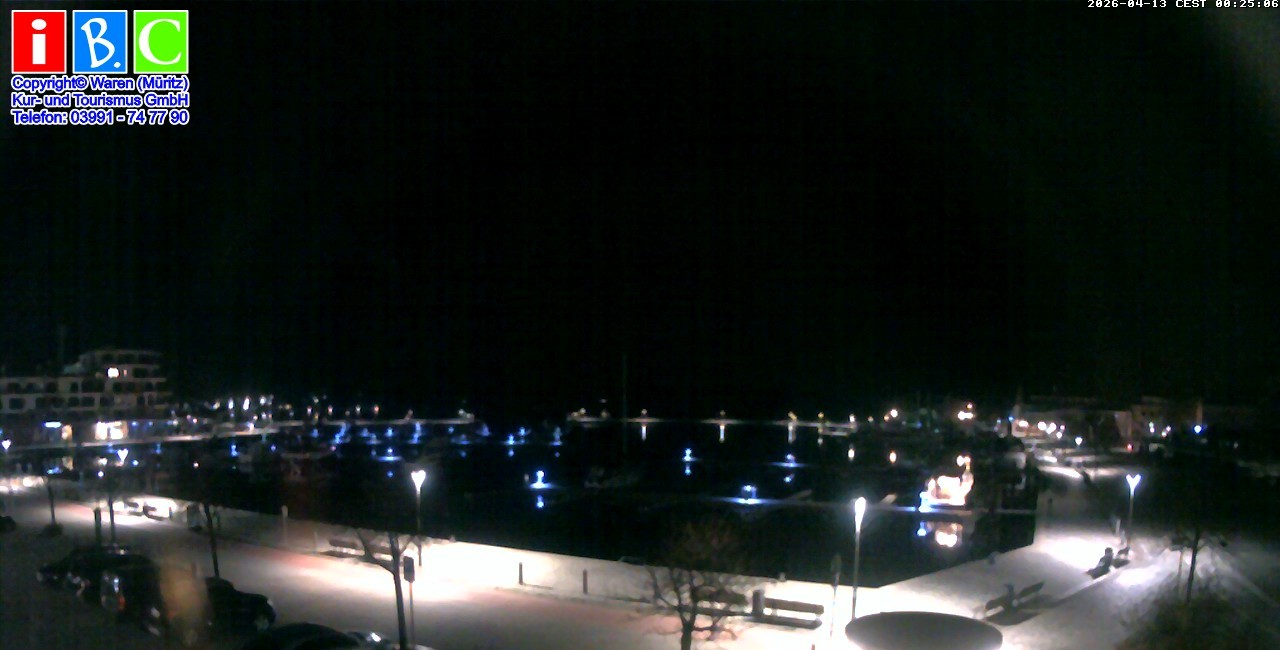 Archived image Webcam Harbour Waren (Müritz)