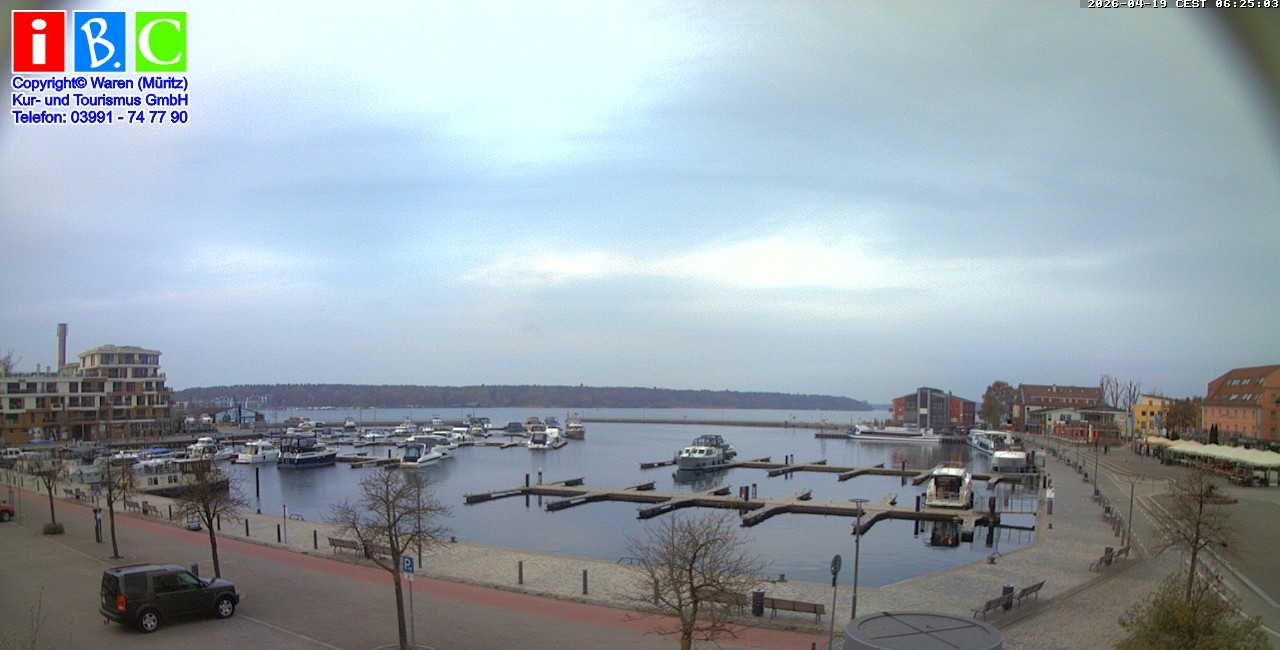 Archiv Foto Webcam Yachthafen Waren an der Müritz
