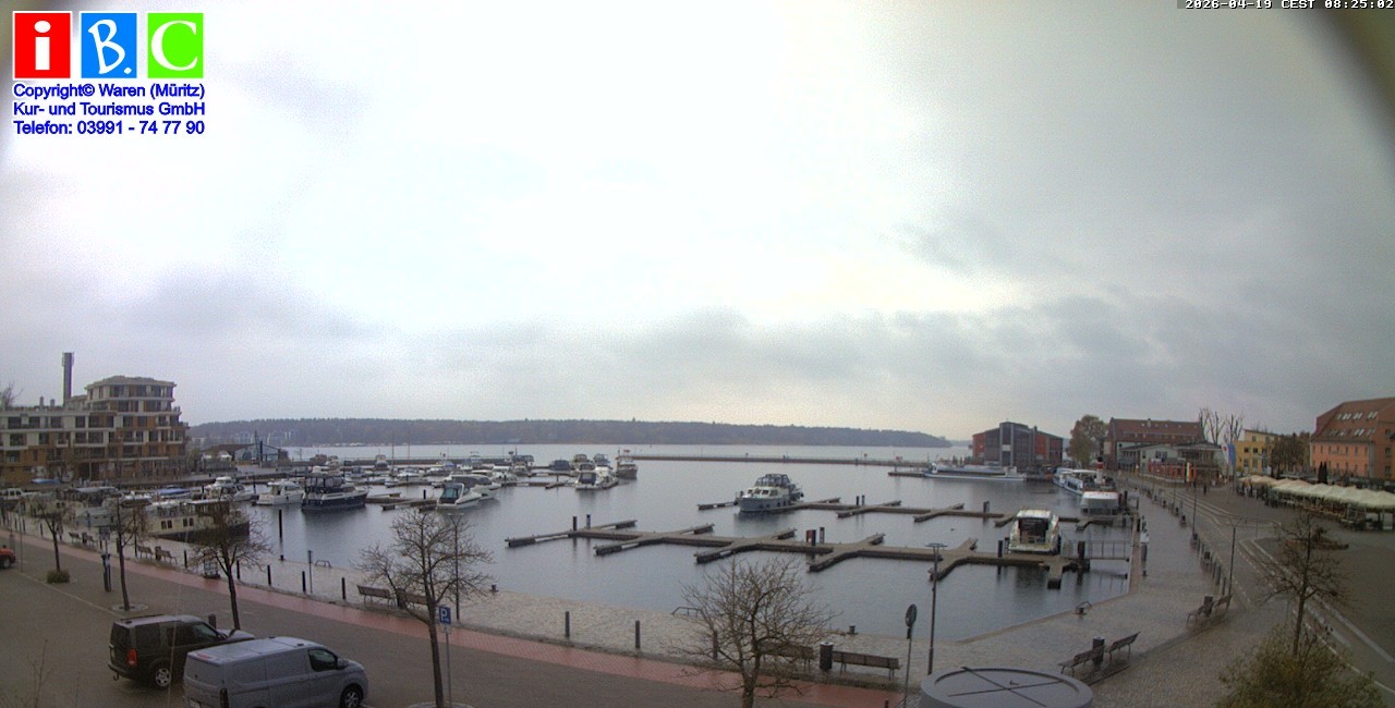 Archiv Foto Webcam Yachthafen Waren an der Müritz