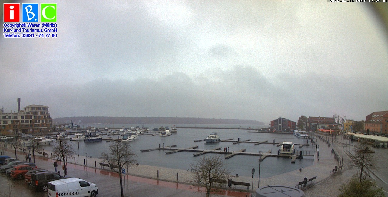 Archiv Foto Webcam Yachthafen Waren an der Müritz