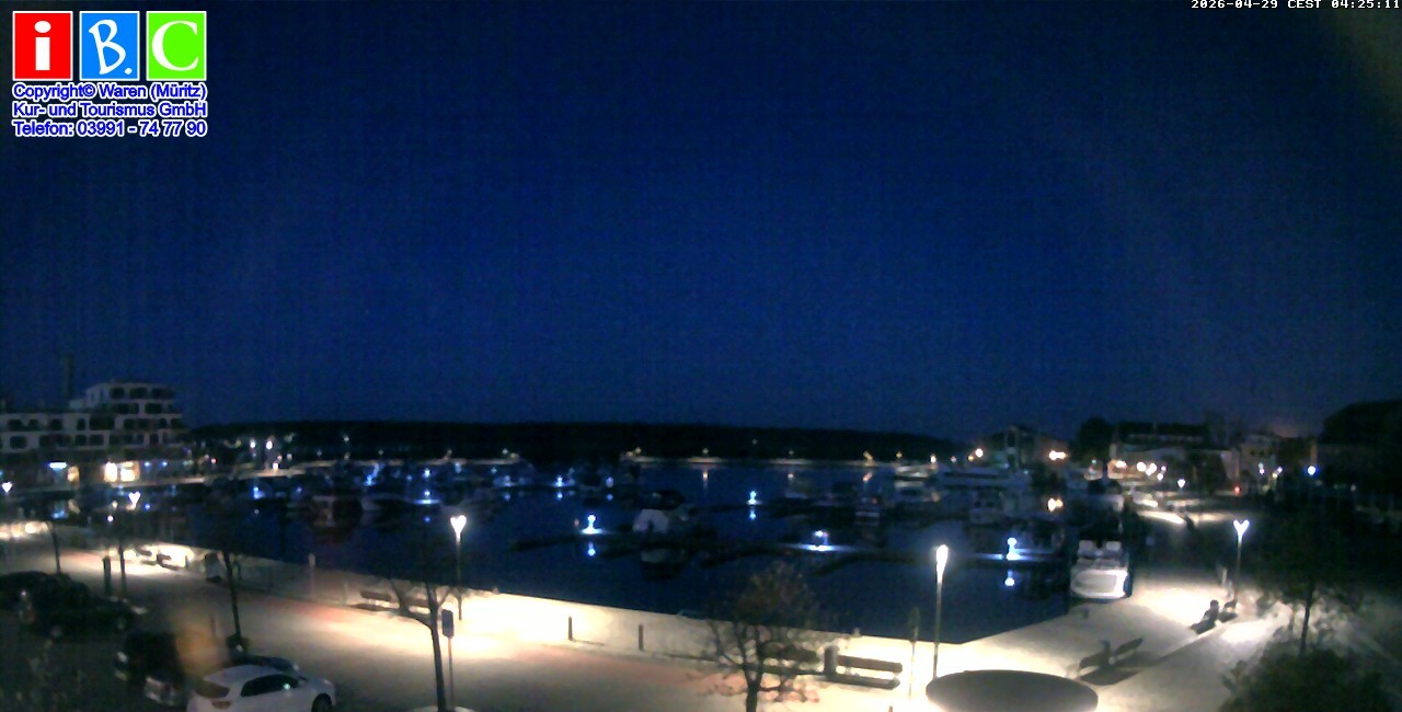 Archiv Foto Webcam Yachthafen Waren an der Müritz