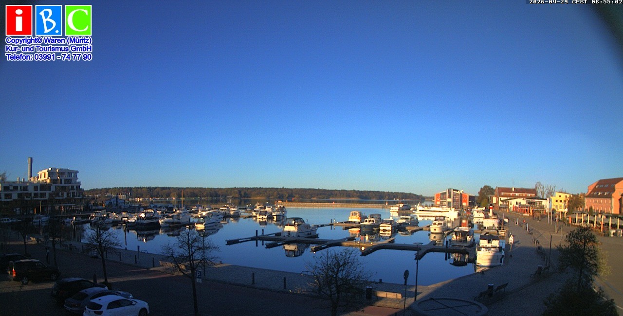 Archiv Foto Webcam Yachthafen Waren an der Müritz