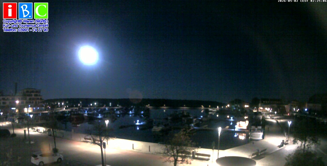 Archiv Foto Webcam Yachthafen Waren an der Müritz