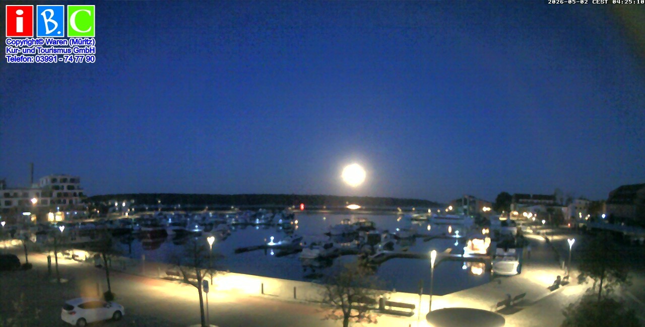 Archiv Foto Webcam Yachthafen Waren an der Müritz
