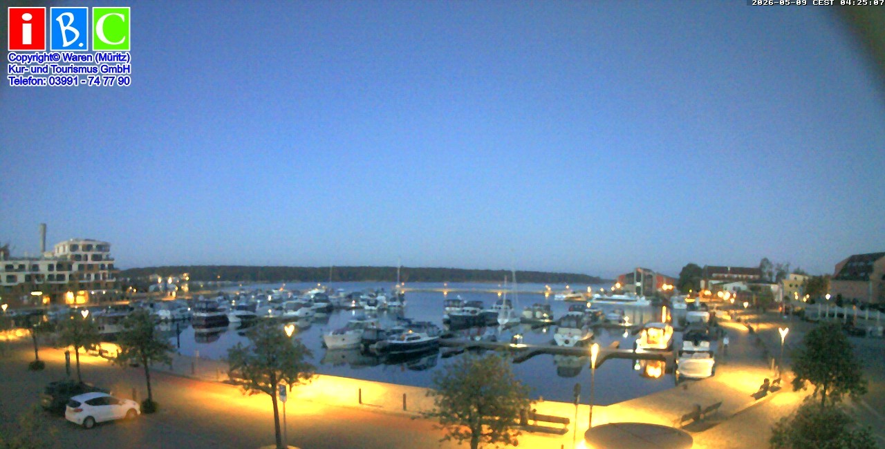 Archiv Foto Webcam Yachthafen Waren an der Müritz