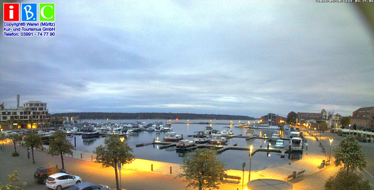Archiv Foto Webcam Yachthafen Waren an der Müritz