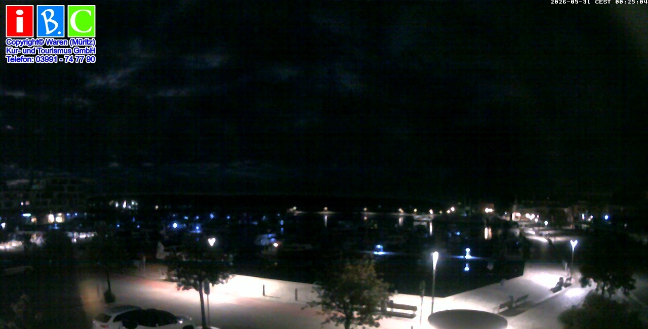Archiv Foto Webcam Yachthafen Waren an der Müritz