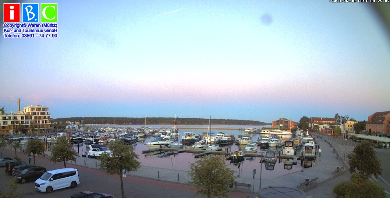 Archiv Foto Webcam Yachthafen Waren an der Müritz