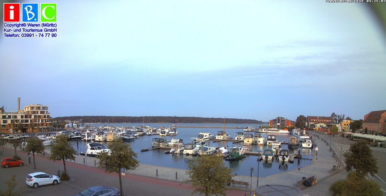 Archiv Foto Webcam Yachthafen Waren an der Müritz