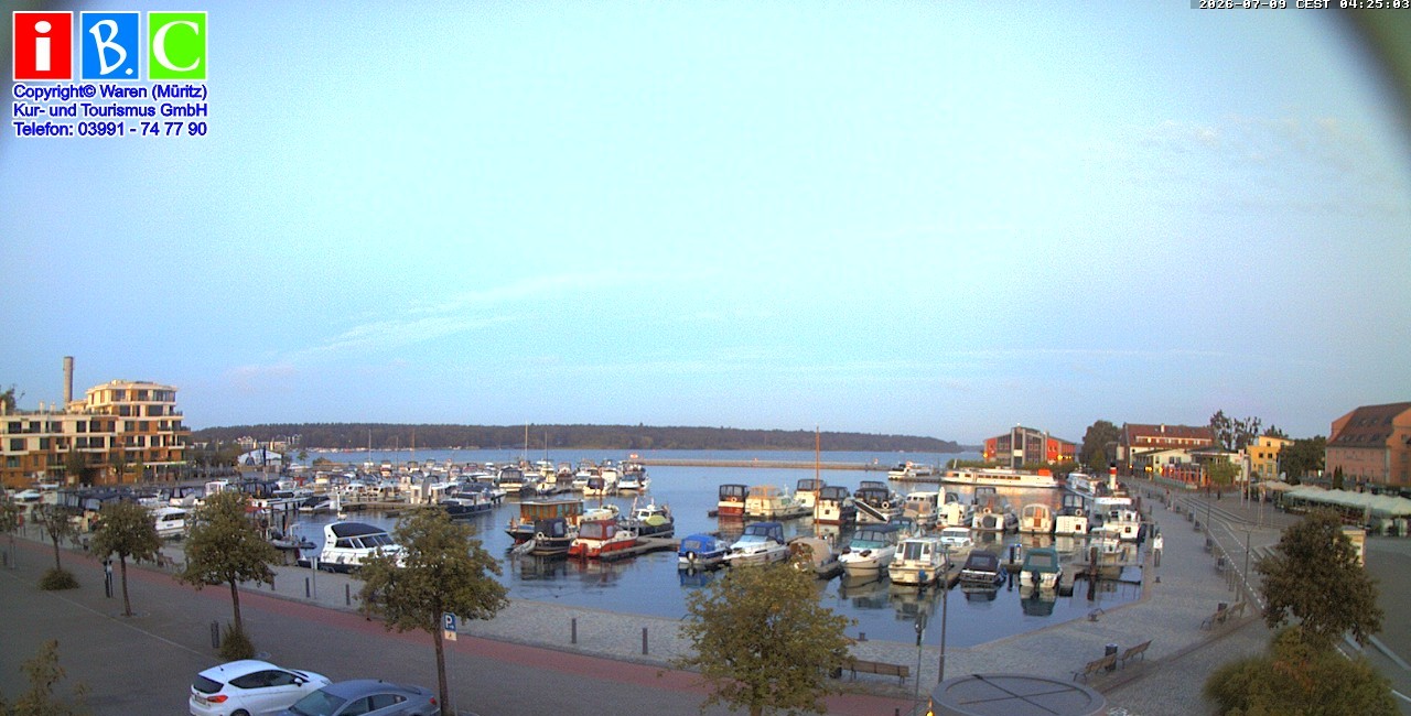 Archiv Foto Webcam Yachthafen Waren an der Müritz