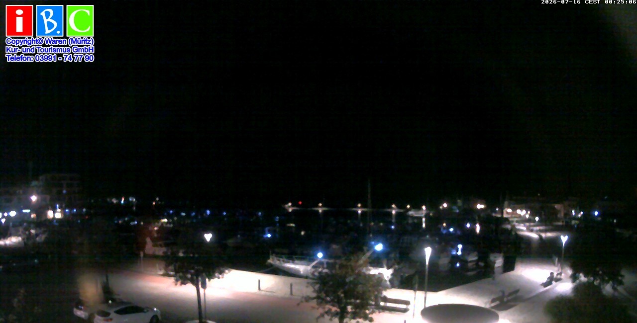 Archiv Foto Webcam Yachthafen Waren an der Müritz