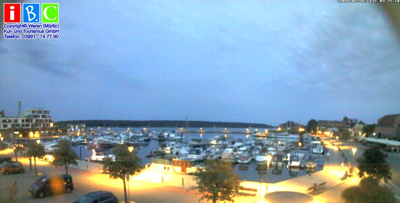 Archiv Foto Webcam Yachthafen Waren an der Müritz