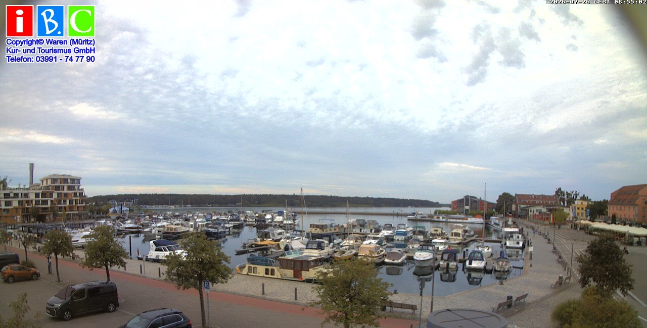 Archiv Foto Webcam Yachthafen Waren an der Müritz