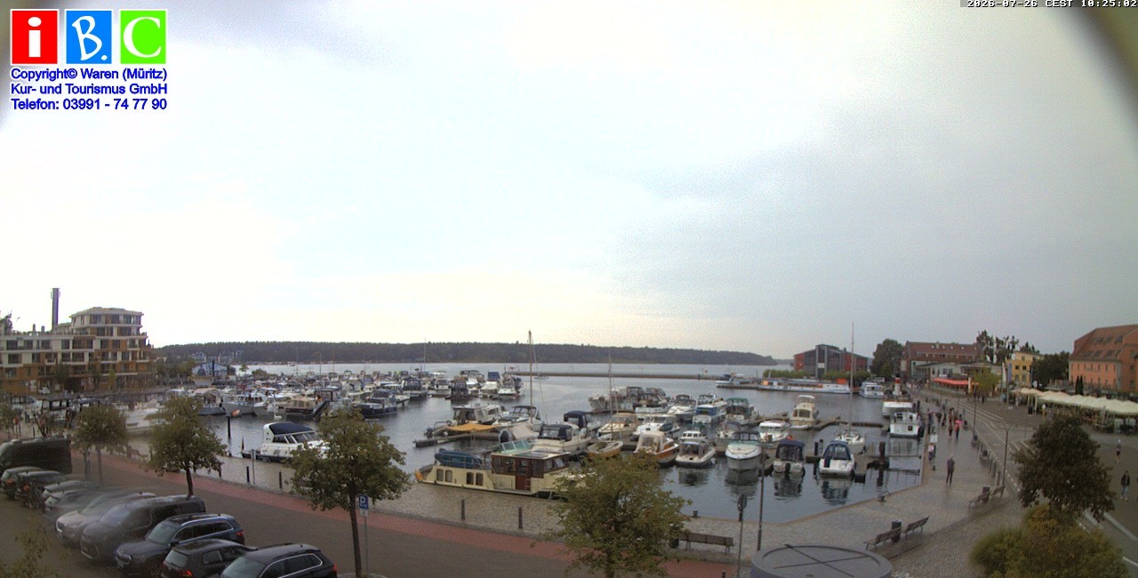 Archiv Foto Webcam Yachthafen Waren an der Müritz