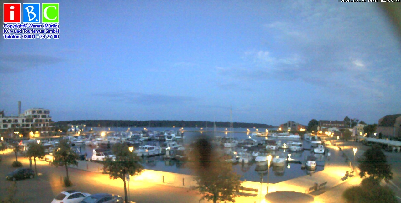 Archiv Foto Webcam Yachthafen Waren an der Müritz