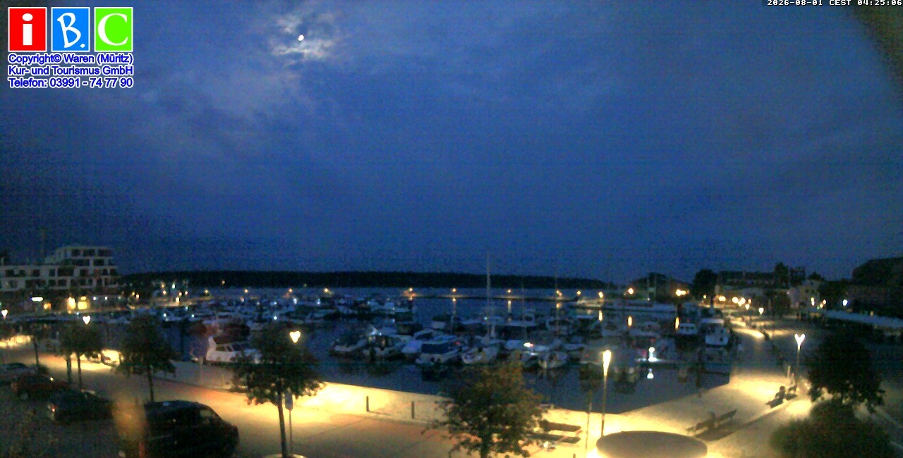 Archiv Foto Webcam Yachthafen Waren an der Müritz
