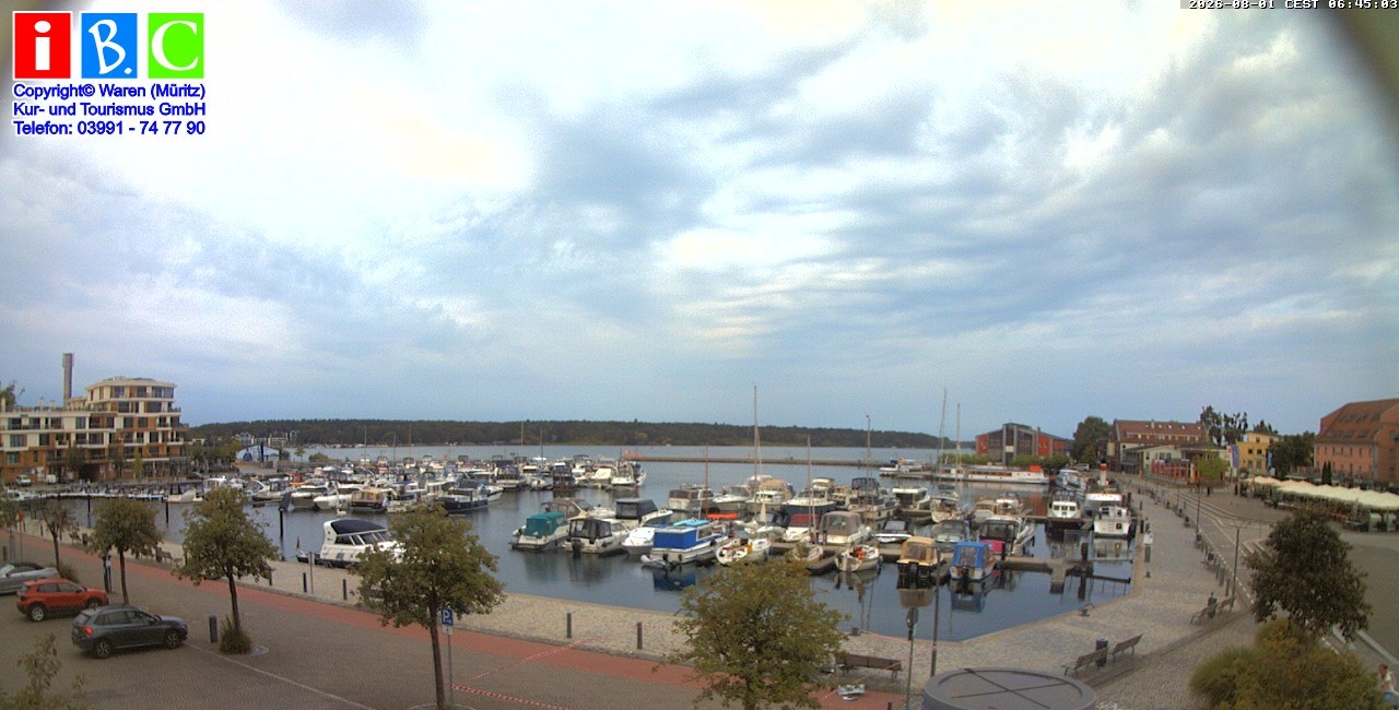 Archiv Foto Webcam Yachthafen Waren an der Müritz