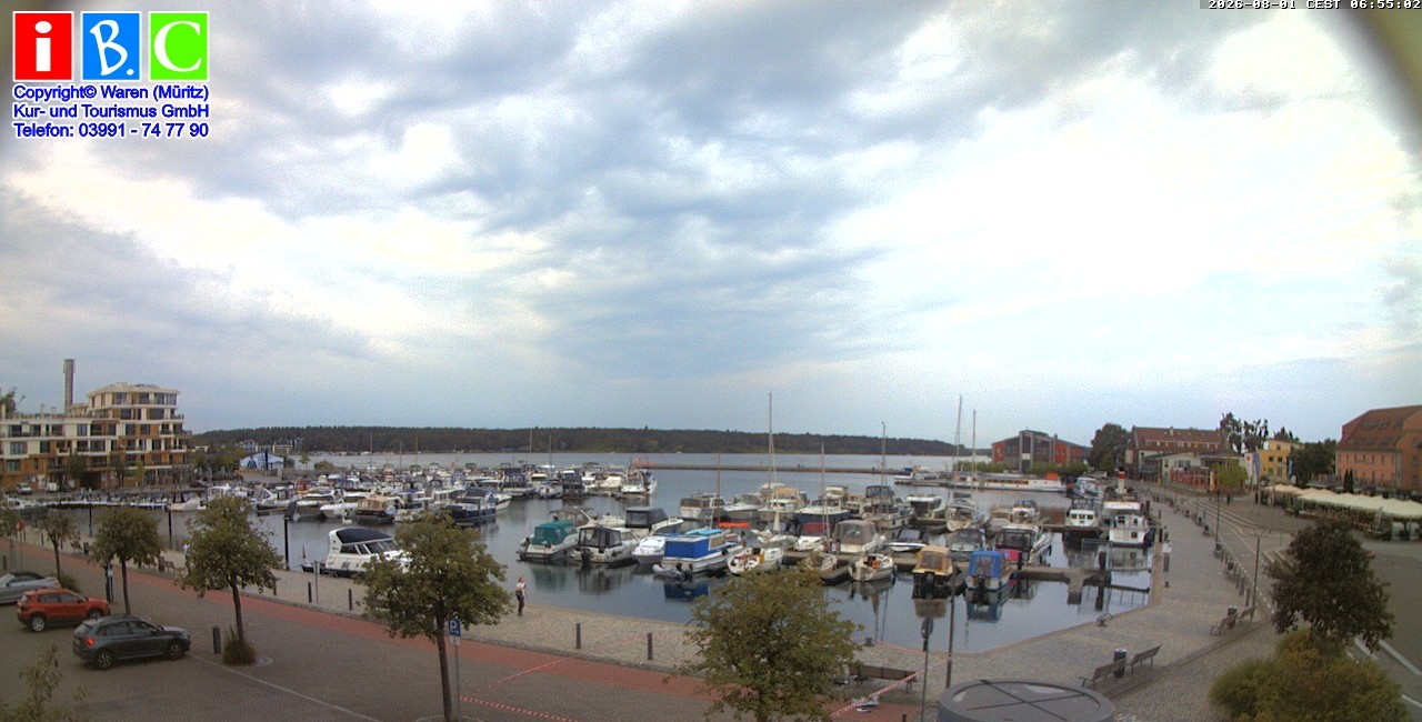 Archiv Foto Webcam Yachthafen Waren an der Müritz