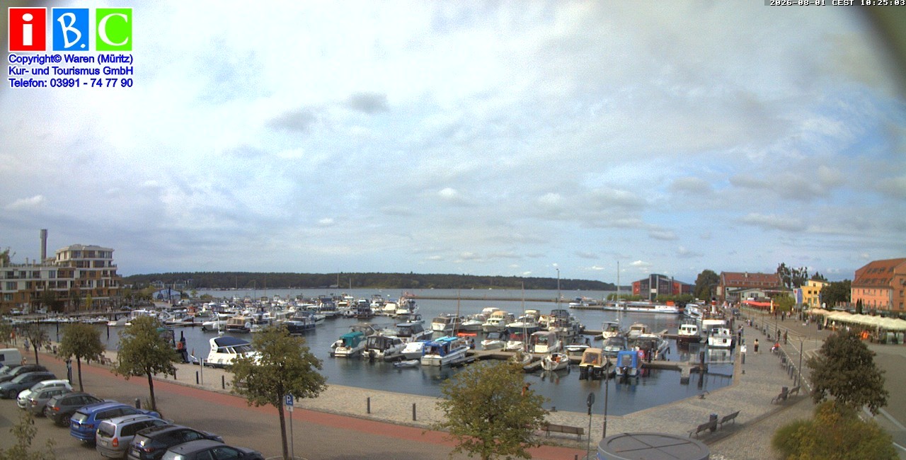 Archiv Foto Webcam Yachthafen Waren an der Müritz