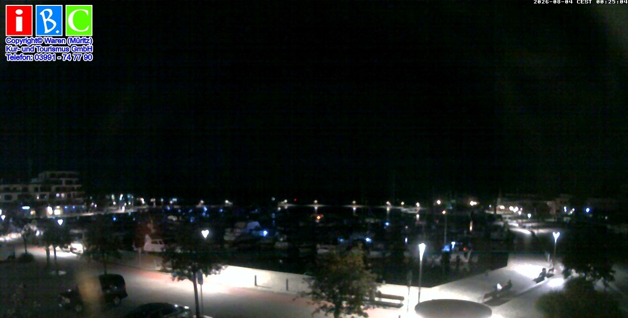 Archived image Webcam Harbour Waren (Müritz)