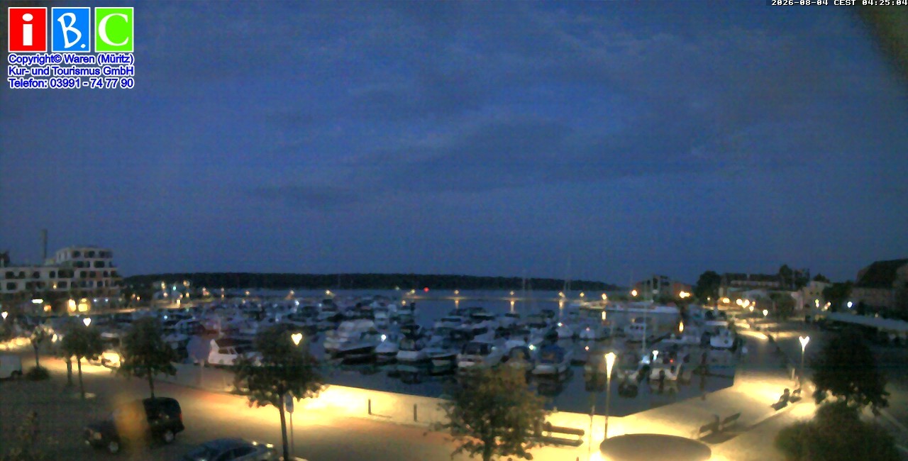 Archiv Foto Webcam Yachthafen Waren an der Müritz