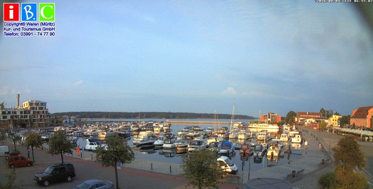 Archiv Foto Webcam Yachthafen Waren an der Müritz