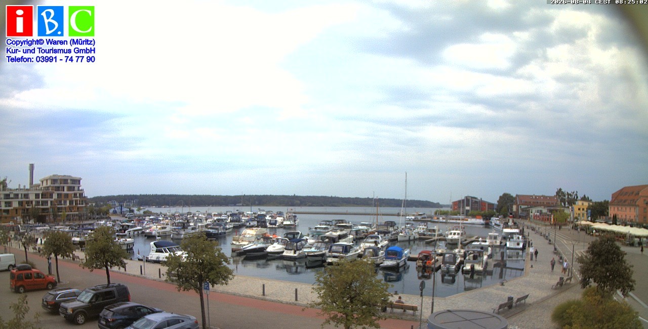 Archiv Foto Webcam Yachthafen Waren an der Müritz