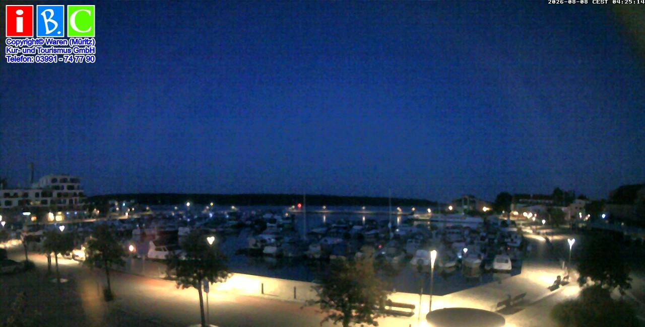 Archiv Foto Webcam Yachthafen Waren an der Müritz