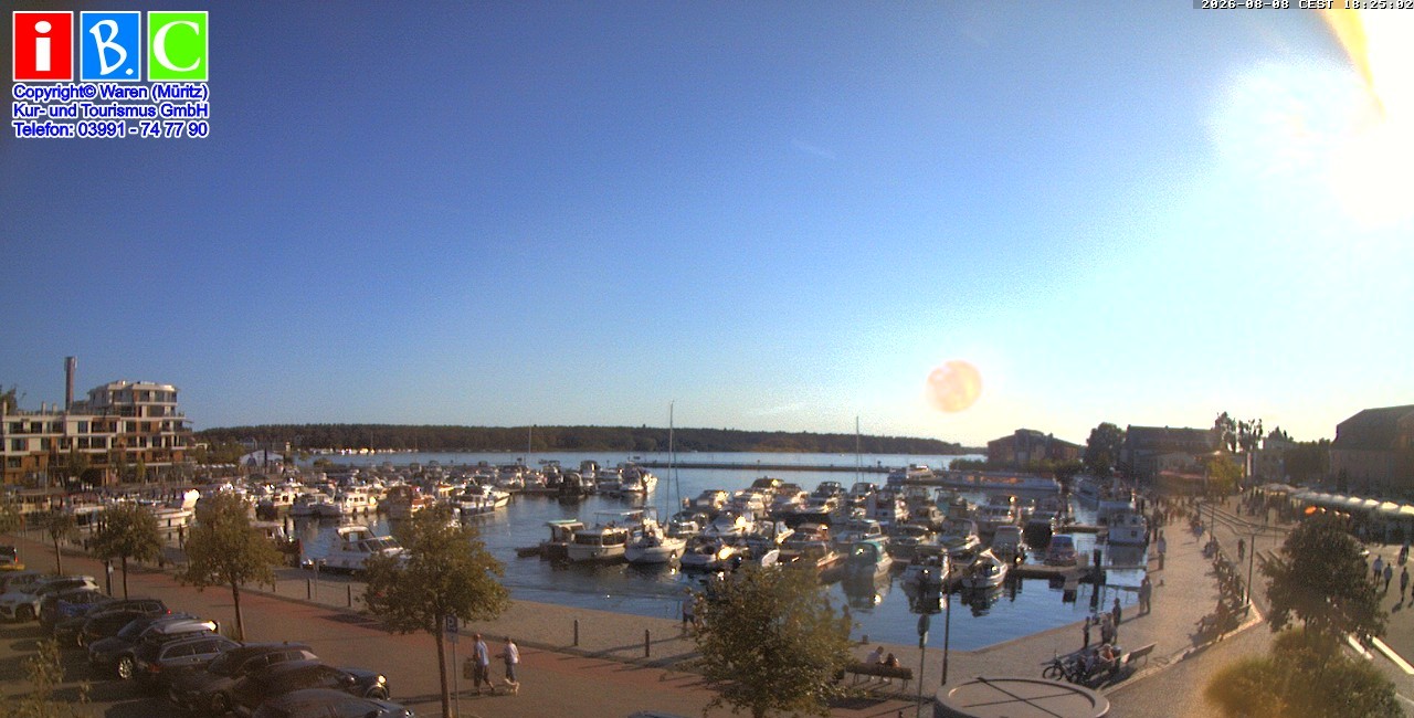 Archiv Foto Webcam Yachthafen Waren an der Müritz