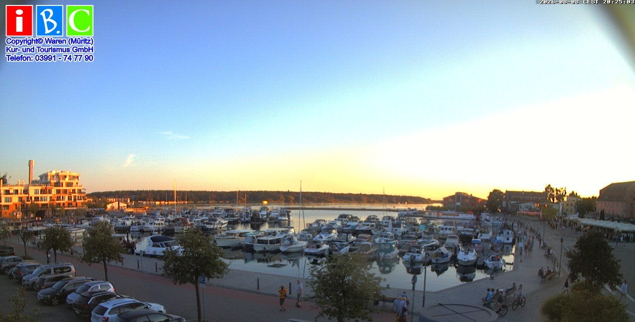Archiv Foto Webcam Yachthafen Waren an der Müritz