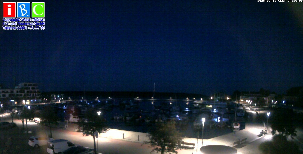 Archiv Foto Webcam Yachthafen Waren an der Müritz