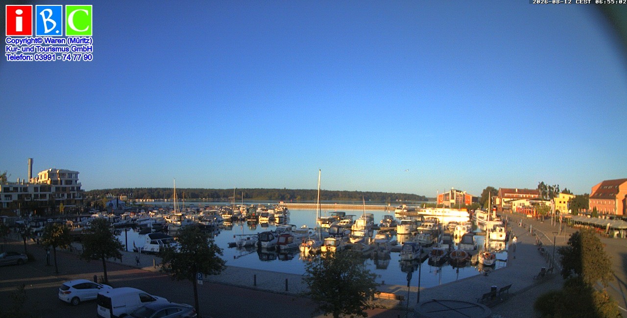 Archiv Foto Webcam Yachthafen Waren an der Müritz