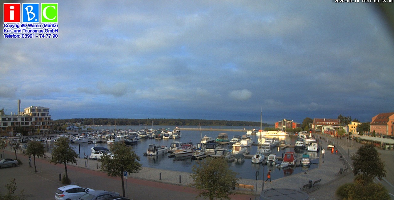 Archiv Foto Webcam Yachthafen Waren an der Müritz